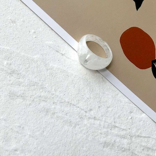 Women's Vintage Retro Resin Ring Acrylic Ring Party Jewelry One Size NEW - Picture 8 of 14