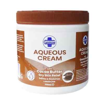 CURALENE WÄSSRIGE CREME TROCKENE HAUT LINDERUNG Kakaobutter 500ml