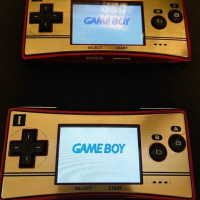 Nintendo Game Boy Micro Famicom Color 20th Anniversary 2 set from