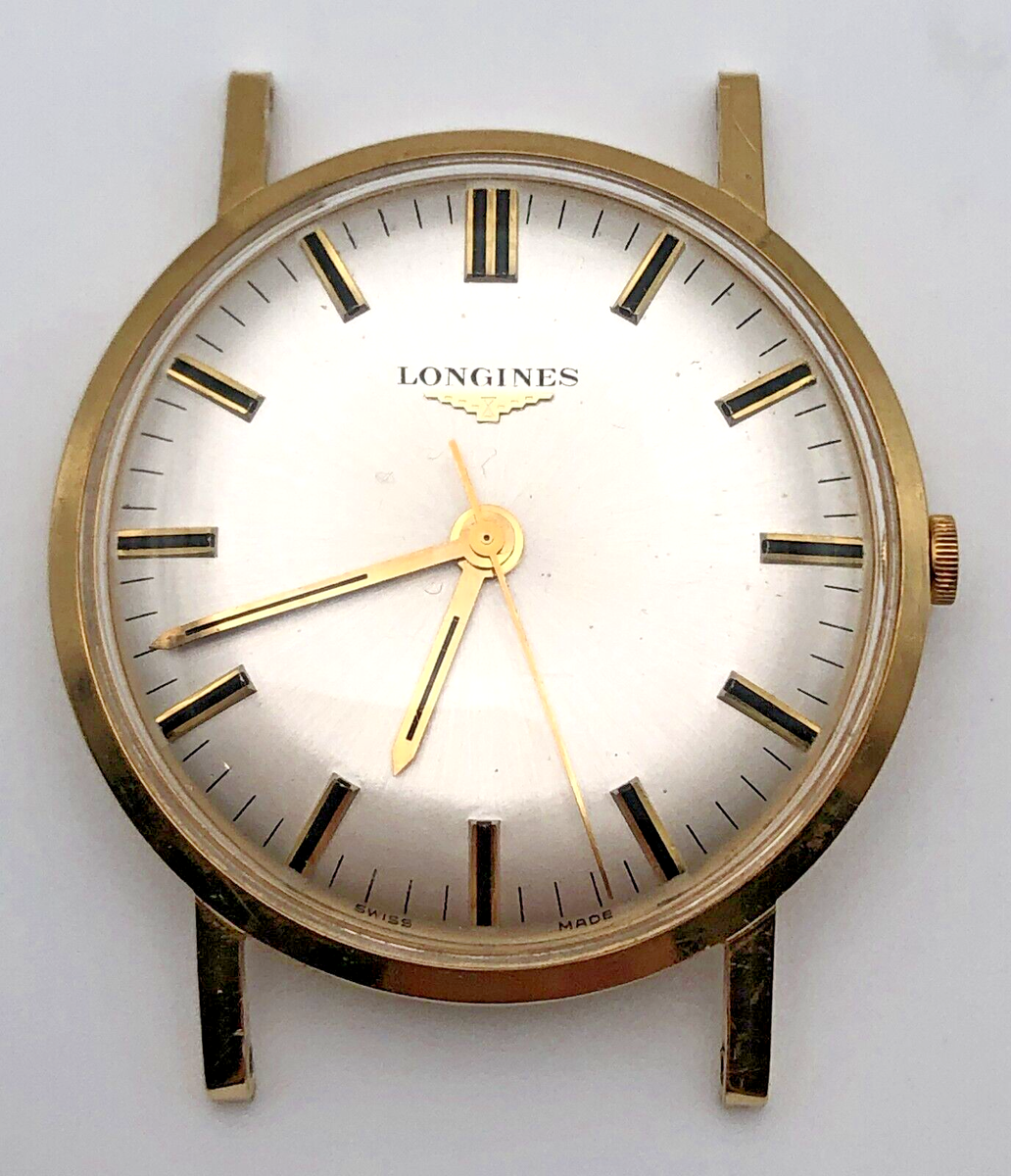 Vintage Longines 18k Yellow Gold 34mm case, 284 movement, 17