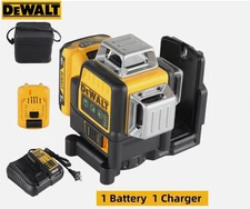 For DEWALT DW089LG 12V Green Line 3x360 Degree Laser Level + Battery + Charger