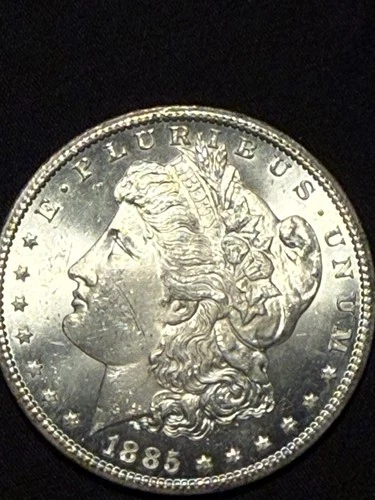 !!LOOK!! Morgan Silver Dollar 1885CC Fantastic coin Compare to MS??