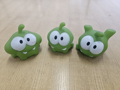 Om Nom Cut The Rope Figurines 7x7x5cm Toy Decor Rare Vintage Beloved Collectible