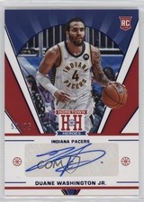 2021 Chronicles Hometown Heroes Rookie Blue 57/75 Duane Washington Jr Auto ka6