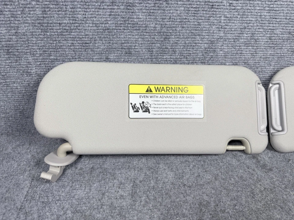 Conjunto de para-sol Hyundai Elantra GT 2013-2017 par LH RH motorista passageiro cinza fabricante de equipamento original - Imagem 4 de 4