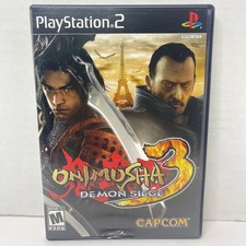 Onimusha 3 Demon Siege (Sony PlayStation 2, PS2) Complete Game CIB - Tested