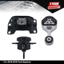 3PCS 16-19 For Ford Explorer 2.3L FWD Engine, Trans & Torque Strut Mount Set