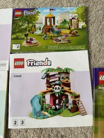 21 Lego Friends Instruction Manuals Booklets - 41109, 41381, 41395, 42618 More