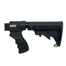 GMG Pistol Grip Stock with Shell Holder for Remington 870 12 ga Shotguns - Black