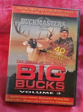 BUCK MASTERS BIG BUCKS VOL 3   Hunting Tips for RIFLE, BOW, & MUZZLE LOADERS