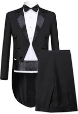 Mens Tuxedo Tailcoat Evening Formal ,Slacks ,Bowtie & Cummerbund.XXL(40) New