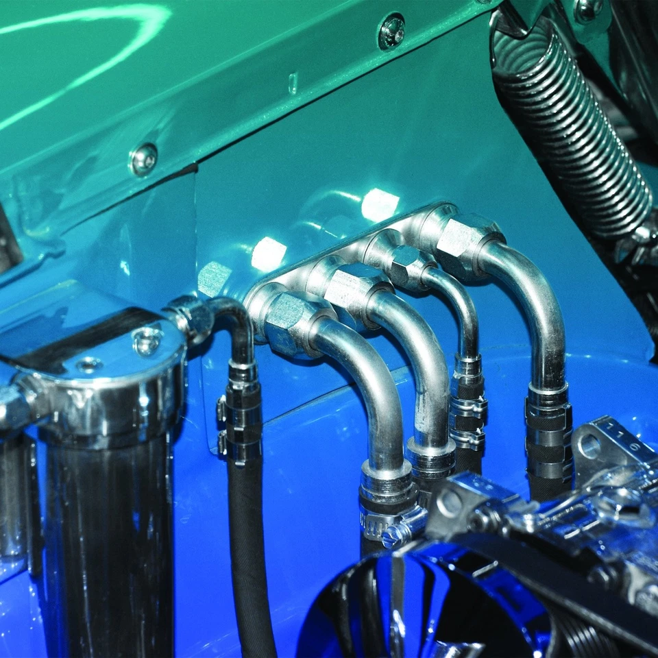 Mampara de aire acondicionado Direct Connect con tuerca de atasco -10 AN zirgo ZIRFAC2 personalizada rata caliente  Foto 2 de 4