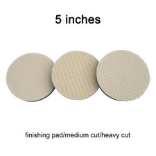 3/5/2.2cm Blanc Laine Polissage Patins Auto Voiture Cire Polisseuse Roues Kit