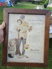 Pepsi Framed Litho Advertisement
