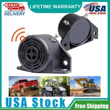 Universal 102dB Back-up Warning Alarm Beeper Reversing Horn Truck Heavy Vehicle