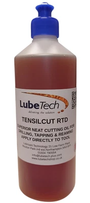 LUBETECH NEAT CUTTING, DRILLING OIL 500ml FOR STAINLESS STEELS, MILD STEELS ETC
