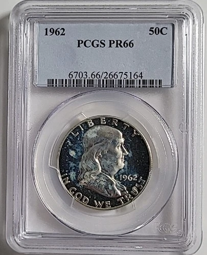 1962 50C Silver coin PCGS PR66 j5