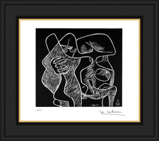 Le Corbusier, litografia, Vagues, numerata, coa, rara, vintage