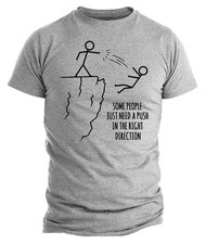 Funny Stick Figure Quote T-Shirt Rude Sarcasm Humor T-shirt