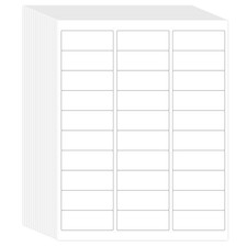 L LIKED Printable Address Labels, 1" x 2-5/8", 3,000 100 Sheets, White