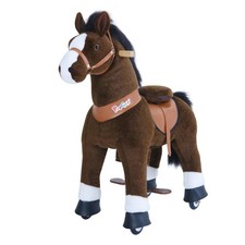 PonyCycle Ride on Horse Brown Walking Pony for 4-8 Years Kids Ux421 Minimal Use