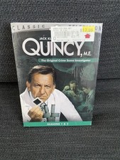Quincy ME Seasons 1 & 2 DVD Jack Klugman 3 Discs Brand New In Plastic!
