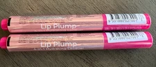 MCOBEAUTY LIP PLUMP 4-IN-1 HYDRATING LACQUER~CANDY  PINK LUCY~2 Pack~ New Sealed