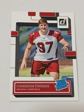 Cameron Thomas Arizona Cardinals 2022 Donruss Rated Rookie Card #389. rookie card picture