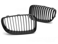 Frontgrill KüHlergrill Set FüR BMW 1Er E81 E82 E87 E88 2007-2013 Schwarz Glanz