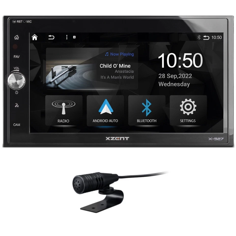 XZENT X-527 2-DIN Moniceiver Carplay Android Auto Bluetooth DAB+ Digitalradio - Bild 1 von 1