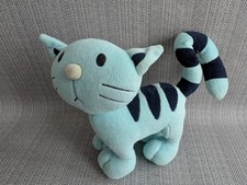 Bob The Builder Pilchard The Cat Blue Soft Toy Plush Born To Play 1998 Vintage 