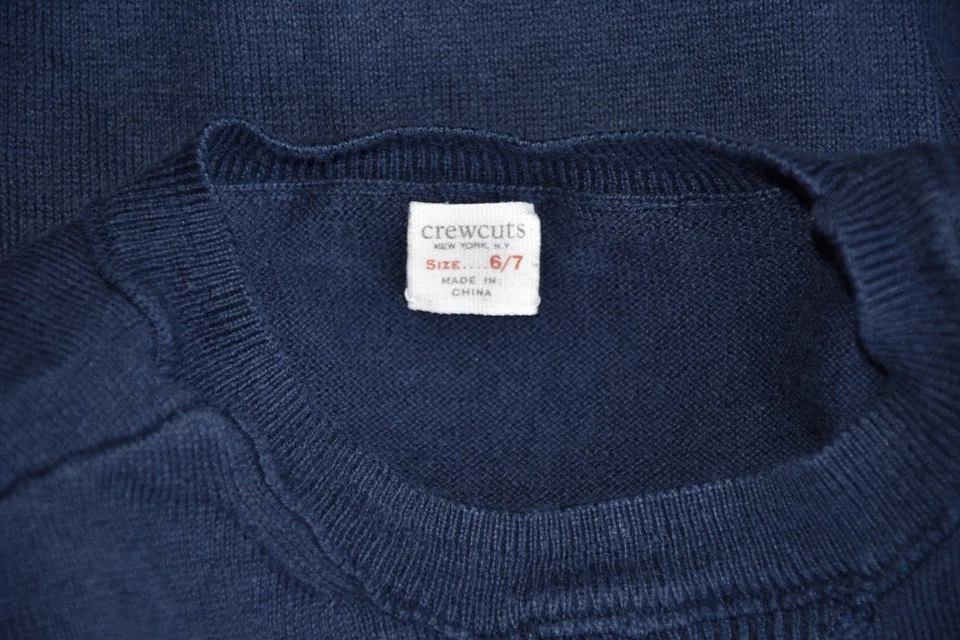 Jersey azul CREWCUTS - talla 6/7 (niños) - usado en excelente estado Foto 4 de 4