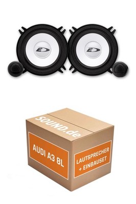 Lautsprecher Boxen vorne Alpine SXE-1350S für Audi A3 8L + 2/3 türig 250W Power 