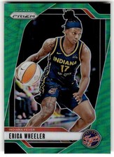 2024 Panini Prizm WNBA Erica Wheeler Green Prizms #61