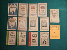 Lot ancien de 14 scénarios de pièces musicales théâtre T. S. Denison Co de 1904 à 1930