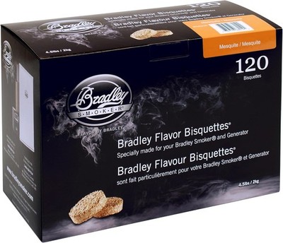 Bradley Smoker Bisquettes for Grilling and BBQ,Mesquite Special Blend,120 Pack