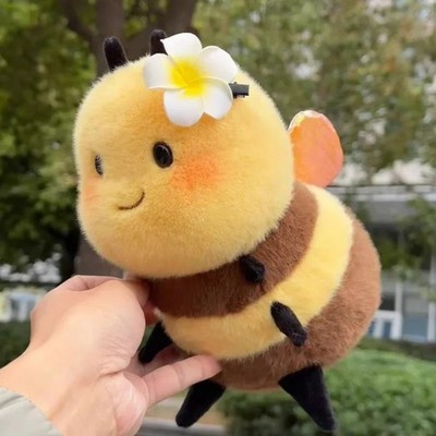 20 cm süße Honigbiene Plüschtier - weiches Stofftier Plüschtier | Kawaii Cartoon Biene