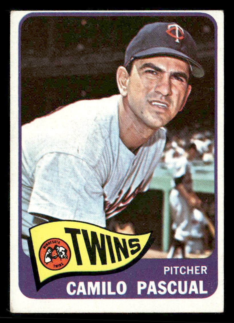 1965 Topps #255 Camilo Pascual EX
