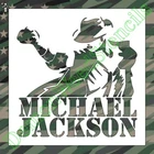 Clear Plastic Stencil - Music Michael Jackson (MB132) (6", 7" or 8")*****