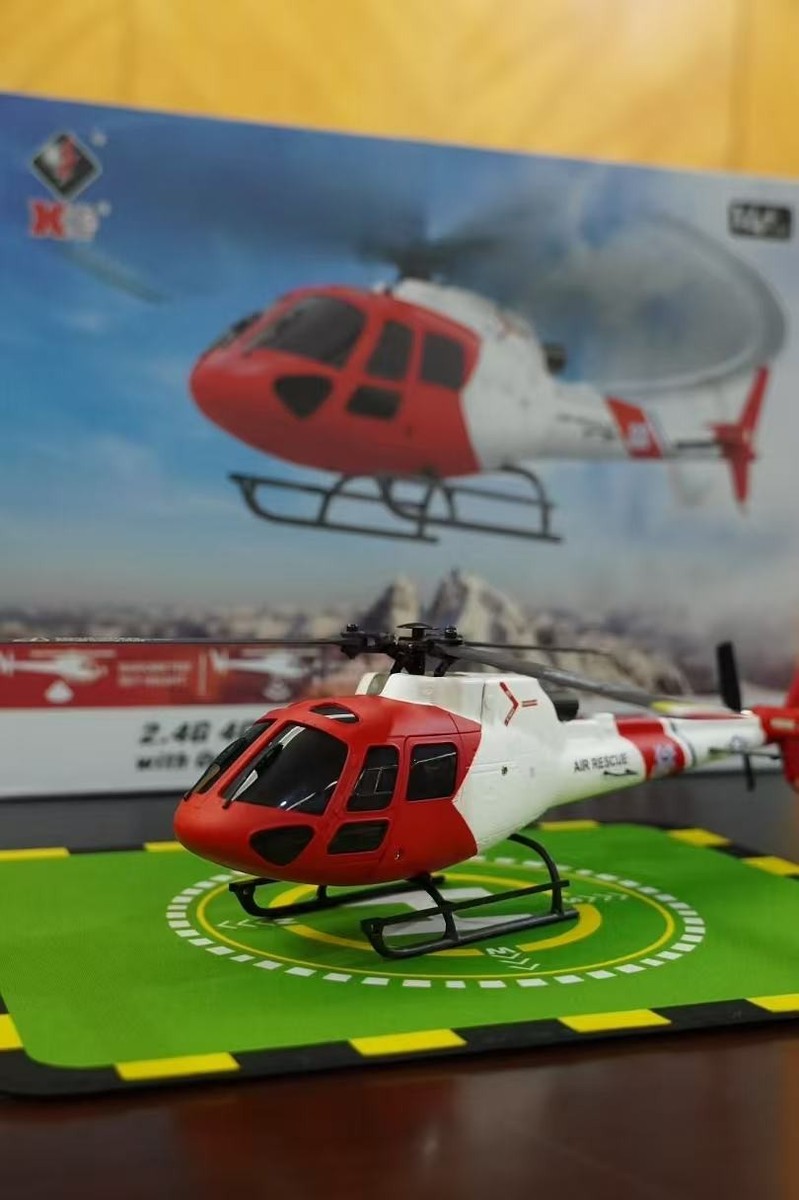 WLToys AS350 3 BLADE RCヘリコプター WLTOYS Eurocopter AS350 Écureuil 2.4G 4CH 3-Blade Flybarless