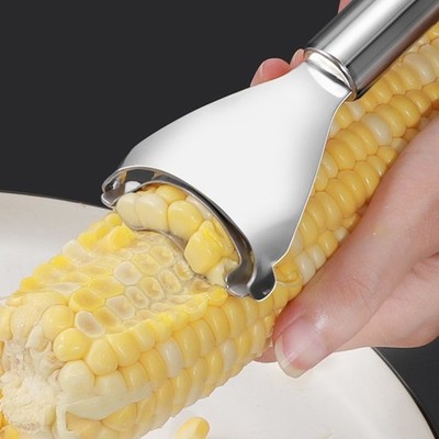 Stainless Steel Corn Stripper Corn Kerneler Peeler Fruit Vegetable Kitchen To ZR