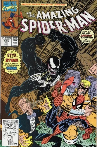 The Amazing Spider-Man Comic Book #333 Venom Cover Marvel 1990 Grade VF/NM 9.0