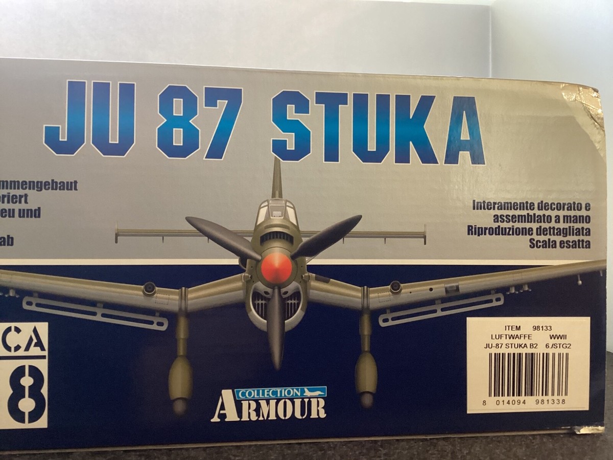 Franklin MINT B11b268 Ju 87 Stuka-b Luftwaffe (snake) RARE Franklin MINT B11b268 Ju 87 Stuka-b Luftwaffe (snake) RARE
