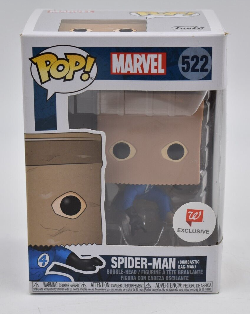 Funko Pop! SPIDER-MAN BOMBASTIC BAG-MAN #522 POP! Marvel Walgreens