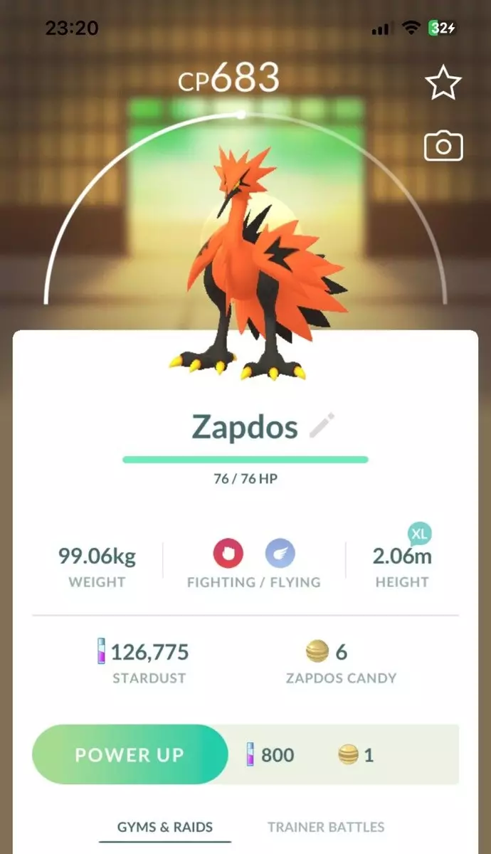 Galarian Zapdos Galar - TRADE - Registered Galarian Zapdos require