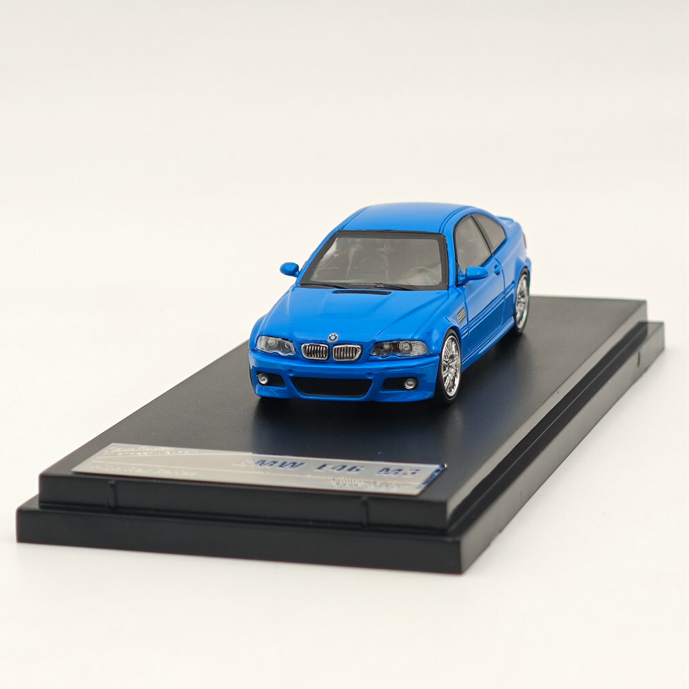 Street Weapon 1:64 BMW E46 M3 HICH REV SERIES Blue Diecast