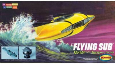 Moebius Mini Flying Sub from Voyage to The Bottom of Sea Model Kit Clear 