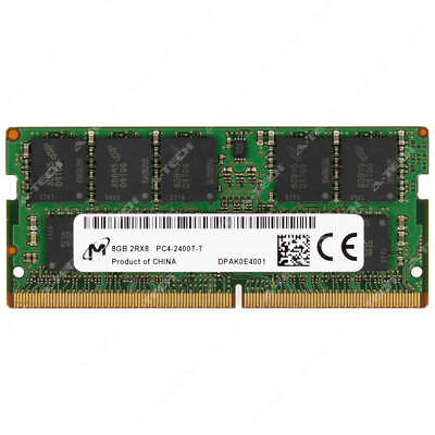 Micron 8GB DDR4-2400 ECC SODIMM MTA18ASF1G72HZ-2G3B1 Server Memory
