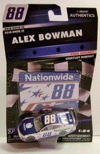 ALEX BOWMAN 88 NATIONWIDE CAMARO ZL1 WAVE 10 NASCAR AUTHENTICS DIECAST 2018