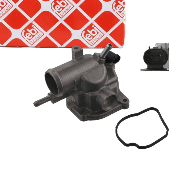 febi 38288 Thermostat + GehäUse FüR Mercedes W203 S203 W210 S210 OM611 OM612-image